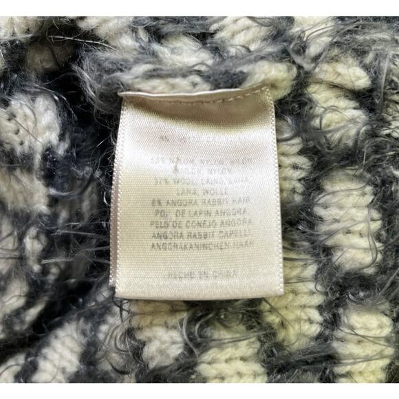 Anthropologie MOTH Gray/Cream Sweater, Size M - Picture 5 of 5